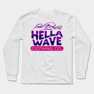 Hella Wave Logo Icon Long Sleeve T-Shirt